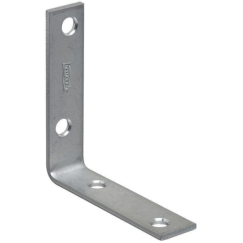 National Hardware 115BC Series N266-395 Corner Brace, 3 in L, 3/4 in W, Steel, Zinc, 0.11 Thick Material (Pack of 40)