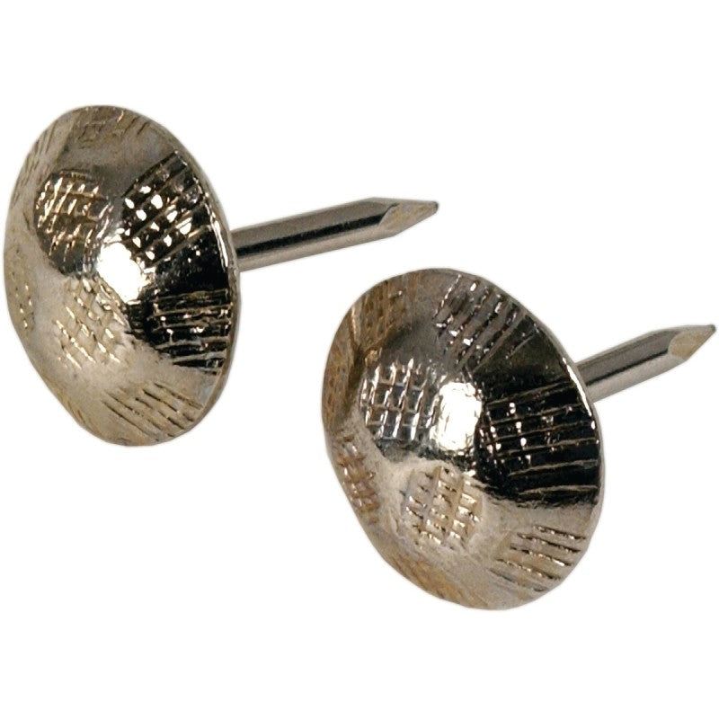 Hillman 122688 Furniture Nail, Nickel, Hammered Head (Pack of 6)