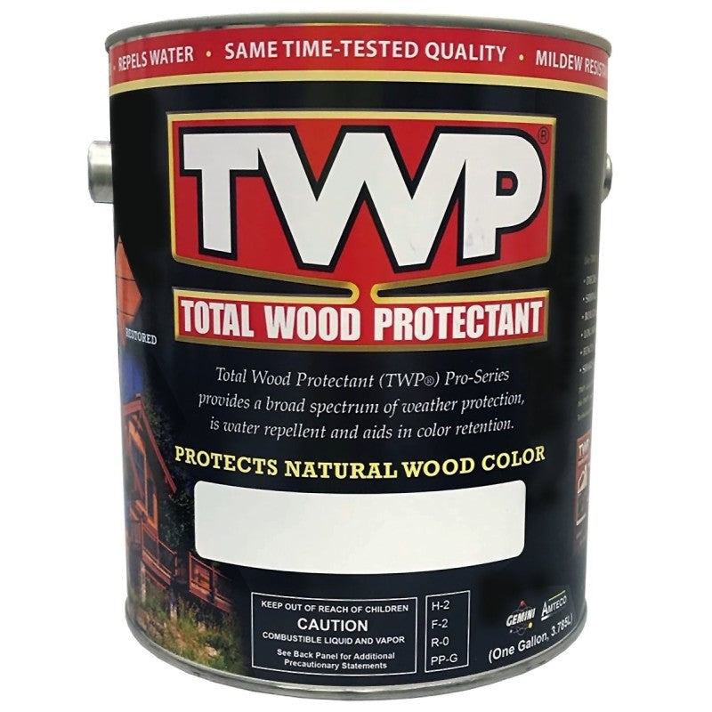 TWP 100 Series TWP-100-1 Wood Preservative, Clear, Liquid, 1 gal, Can (Pack of 4)