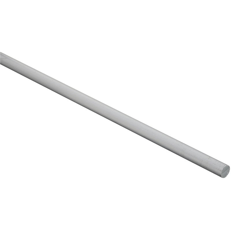 National Hardware 4205BC Series N247-502 Rod, 0.38 in Dia, 72 in L, Aluminum, Mill