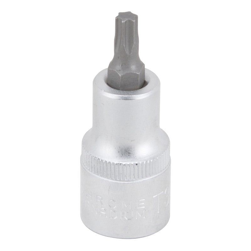 Vulcan 3505012114 Fractional Star Bit Socket, T30 Tip, Chrome