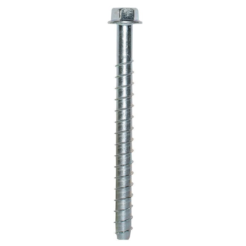 Simpson Strong-Tie Titen HD THD50600HF1 Heavy-Duty Screw Anchor, 1/2 in Dia, 6 in L, Carbon Steel, Zinc (Pack of 20)