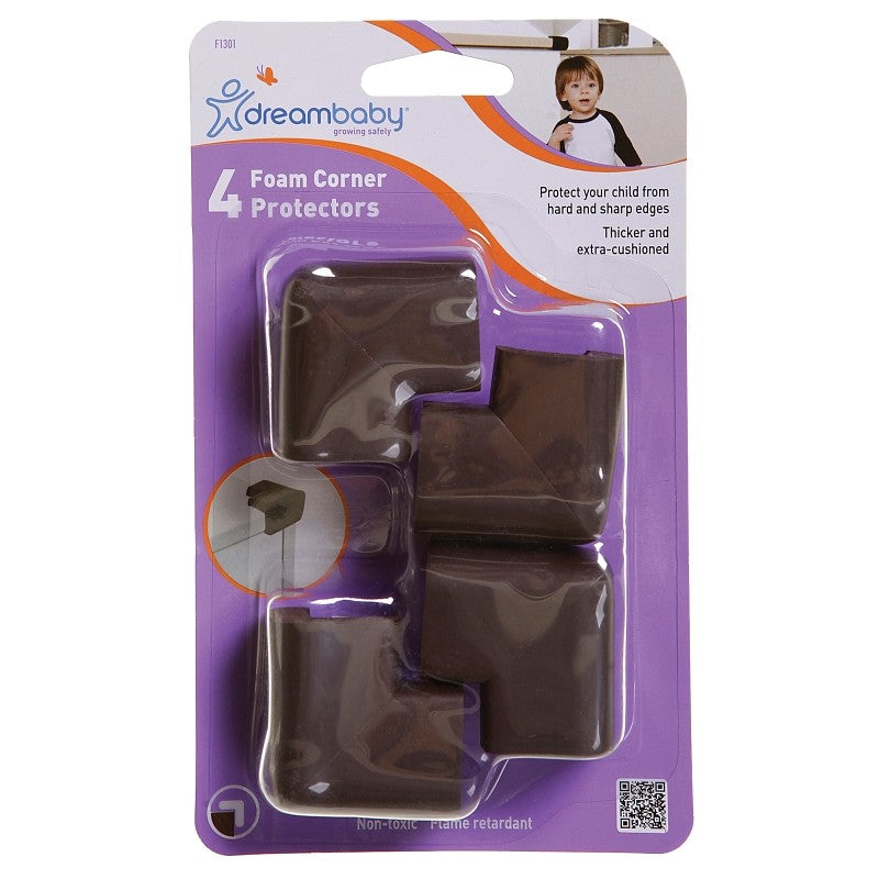 Dreambaby L1301 Corner Protector, Foam, Brown
