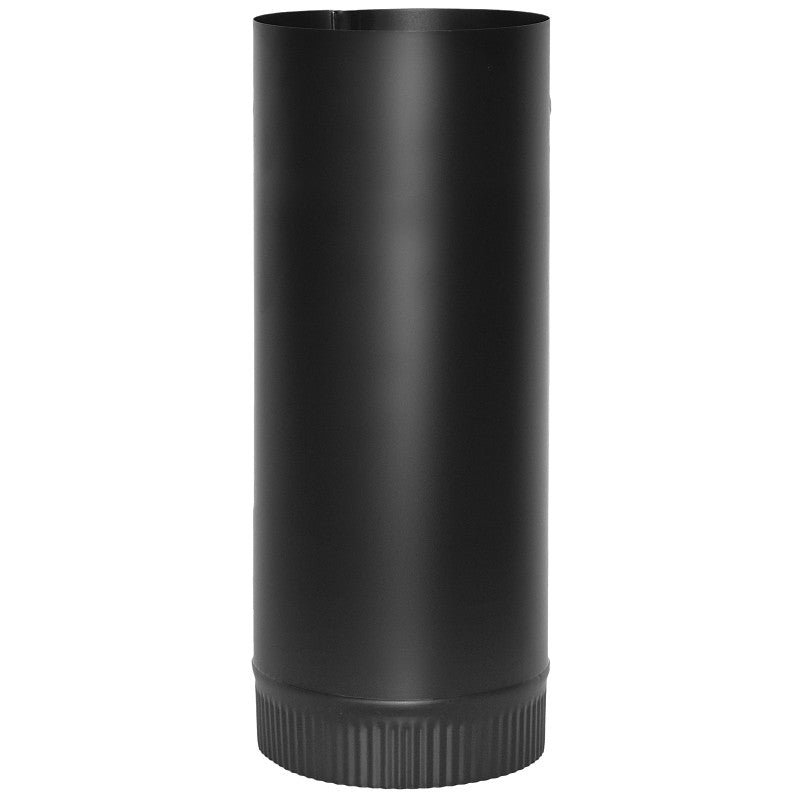Imperial BM0102 Stove Pipe, 6 in Dia, 12 in L, Steel, Black (Pack of 10)