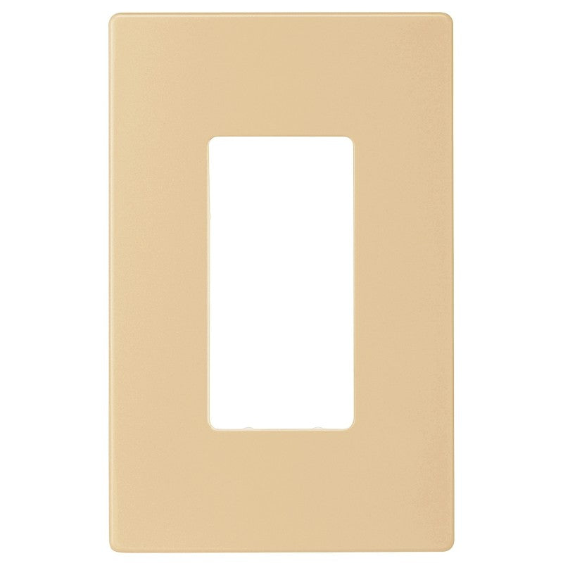 Arrow Hart PJS PJS26V Wallplate, 4-7/8 in L, 3-1/8 in W, 1 -Gang, Polycarbonate, Ivory, High-Gloss