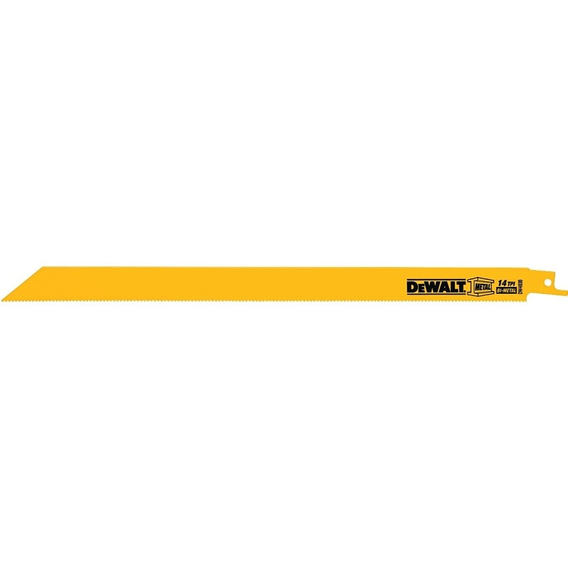 DEWALT DW4838 Reciprocating Saw Blade, 3/4 in W, 12 in L, 14 TPI