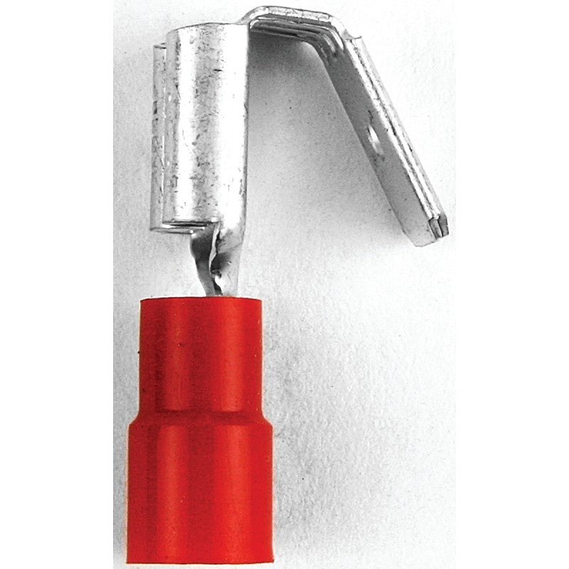 Jandorf 60949 Disconnect Terminal, 22 to 18 AWG Wire, Vinyl Insulation, Copper Contact, Red
