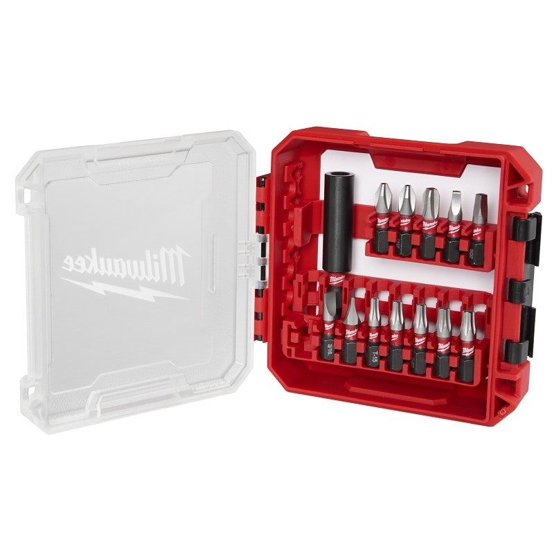 Milwaukee SHOCKWAVE Impact Duty 48-32-4035 Driver Bit Set, 13 -Piece, Magnetic, Alloy Steel