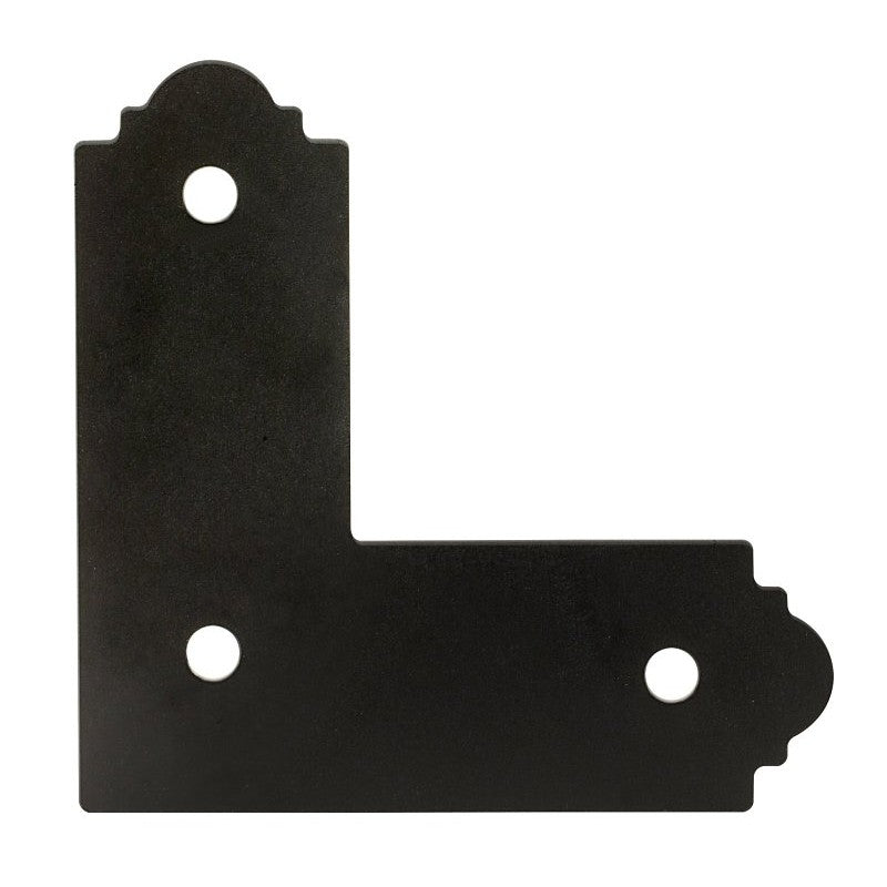 Simpson Strong-Tie APL APL4 Flat L-Strap Tie, 12 ga Gauge, Steel, Black, Powder-Coated (Pack of 8)