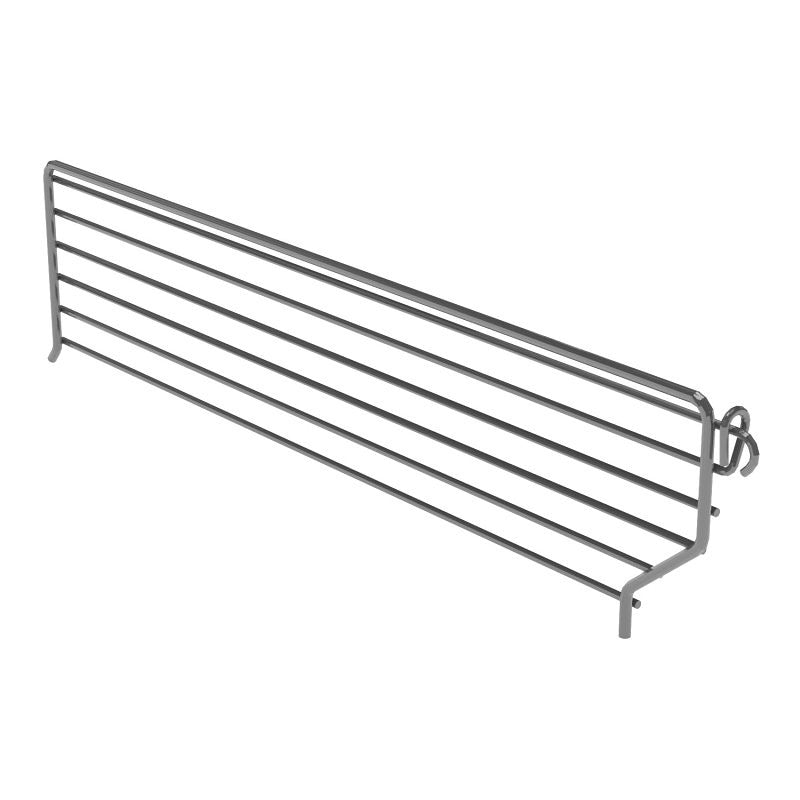 Lozier BFD316 BCP OGX Series Wire Binning Divider, 3 in H Dimensions, Specifications: 16 in Shelf D, Metal, Chrome (Pack of 40)