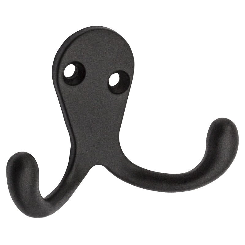 National Hardware V163 N330-829 Cloth Hook, 35 lb, 2-Hook, Zinc, Oil-Rubbed Bronze