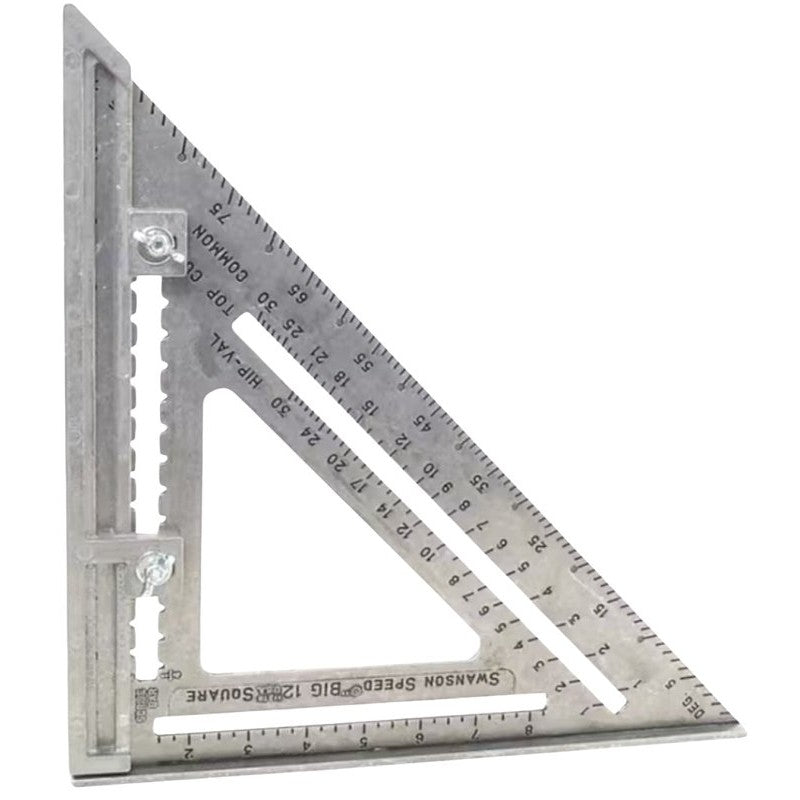 Swanson Big 12 S0107-BULK 7-in-1 Speed Square, Aluminum, 12 in L, 12 in W