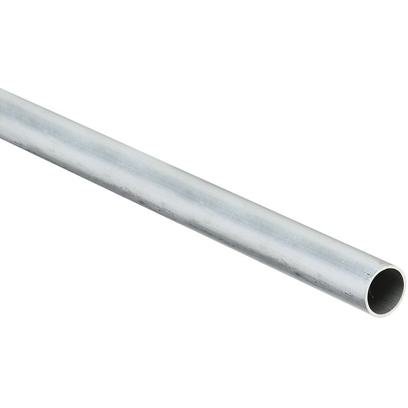 National Hardware 4206BC Series N247-585 Metal Tube, Round, 72 in L, 1 in Dia, 1/16 in Wall, Aluminum, Mill