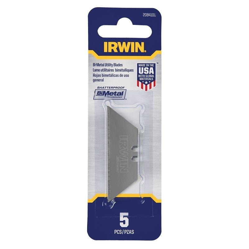 Irwin 2084100 Utility Blade, HSS, 2-Point