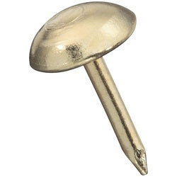 Small Round Head Upholstery Nails Brass 30 Pack (POS)