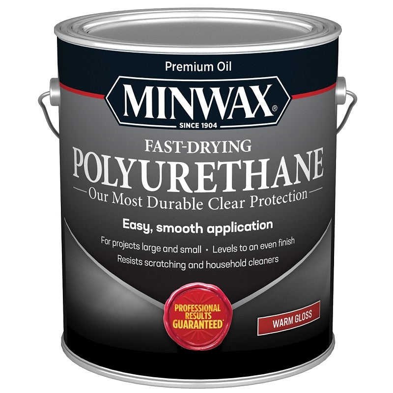 Minwax 71030000 Polyurethane, Oil Base, Clear, Liquid, 1 gal Can, 0.91 Specific Gravity (Pack of 2)