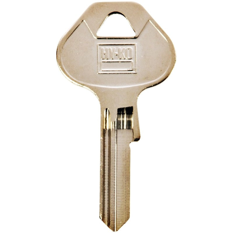 Hy-Ko 11010M60 Key Blank, Brass, Nickel, For: Master Locks and Padlocks, M60 Key Number (Pack of 10)
