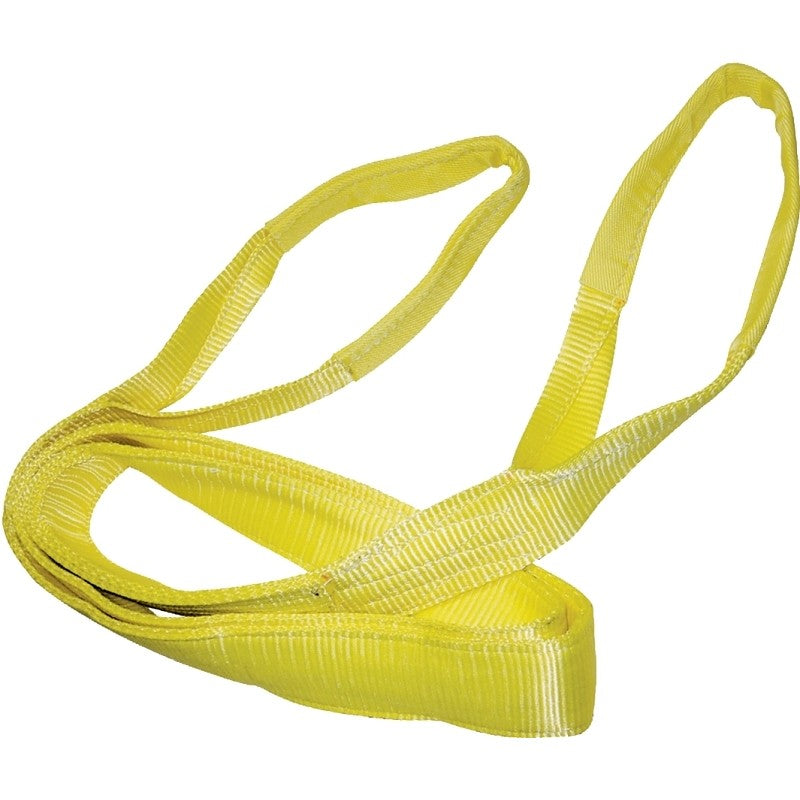 Ancra 20-EE2-9804X16 Lifting Sling, 4 in W, 16 ft L, 2-Ply, 11,000 lb Vertical Hitch, Polyester, Gray