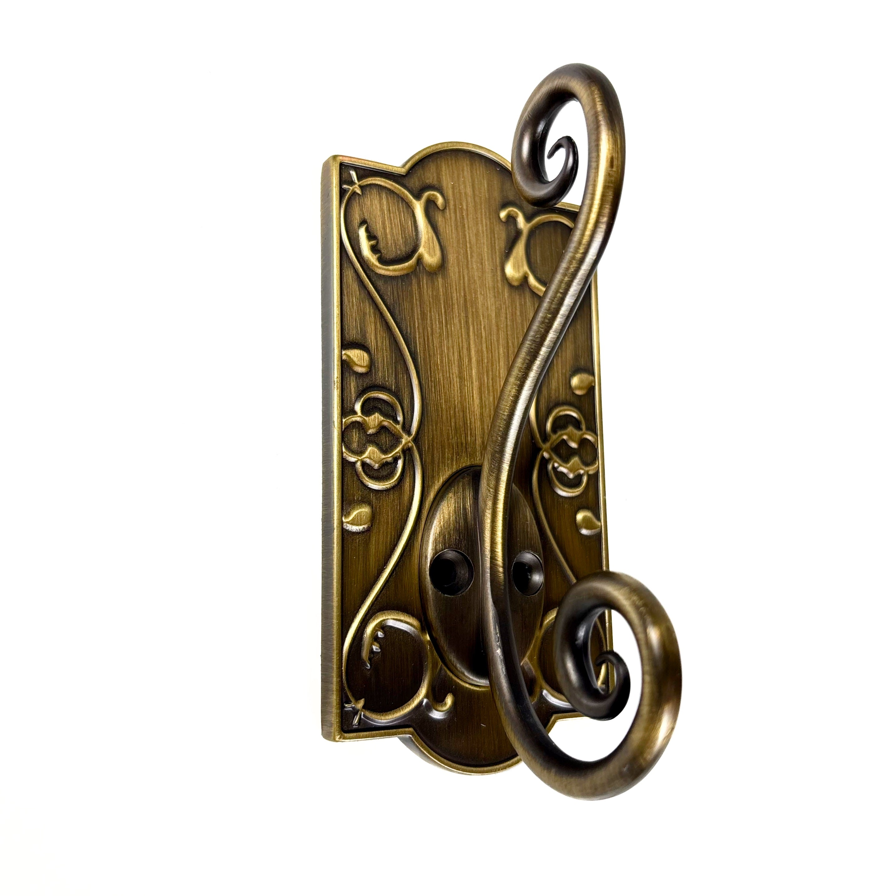 Victoria Coat And Hat Hook Antique Brass (POS)