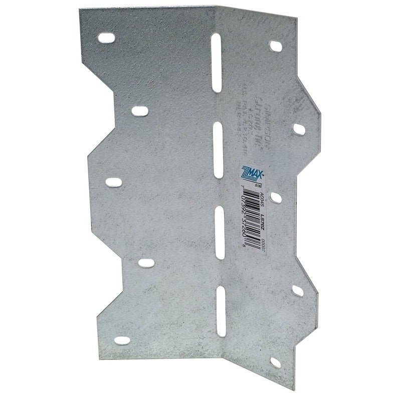 Simpson Strong-Tie LS LS70Z Skewable Angle, 6-3/8 in H, Steel, ZMAX (Pack of 25)