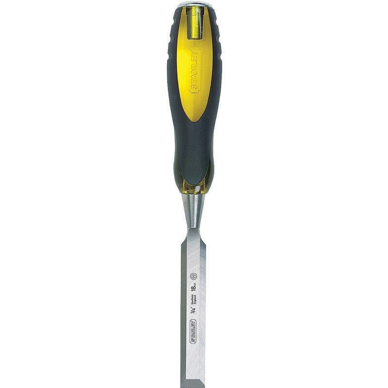 STANLEY 16-973 Chisel, 1/4 in Tip, 9 in OAL, Carbon Steel Blade, Ergonomic Handle