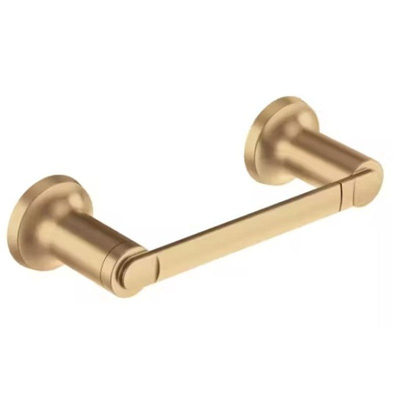 Moen Zyla Series Y1608BZG Pivoting Paper Holder, Zinc, Bronzed Gold, Wall