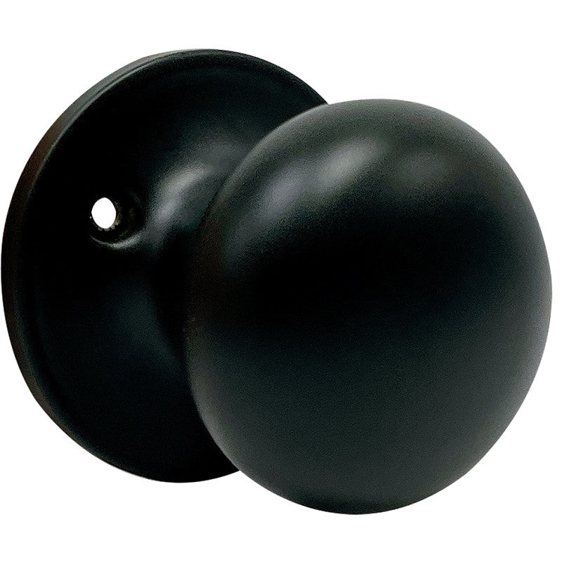 ProSource TFX940B000V24 Dummy Lock, Knob Handle, Matte Black, Residential, Metal