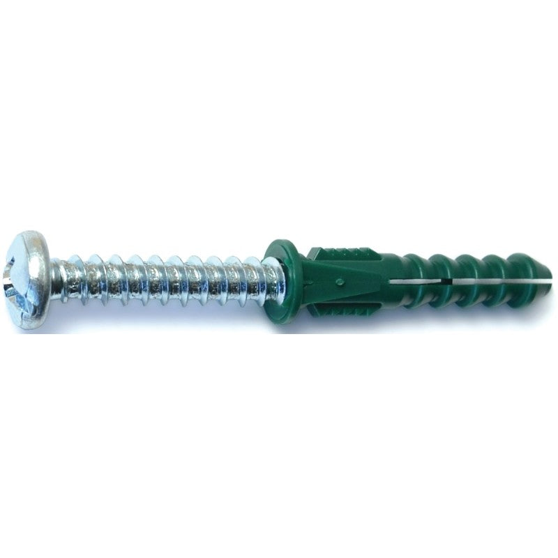 Midwest Fastener 24347 Anchor Kit, Plastic, Includes: (1) #8, #10 and #12 Anchors (Pack of 5)