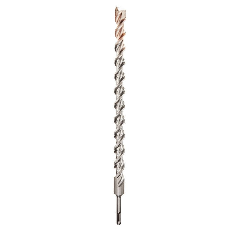 Milwaukee M/2 Series 48-20-7085 2-Cutter Rotary Hammer Drill Bit, 1 in Dia, 18 in OAL, 4 -Flute, 25/64 in Dia Shank