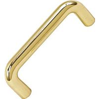 Traditional Classic 3 Ityle Cabinet Pull Polished Bright Brass