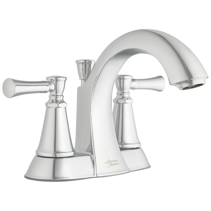 American Standard Chancellor 7022201.002 Series Centerset Bathroom Faucet, Polished Chrome, 6-1/4 in Plate Size, 1.5 gpm
