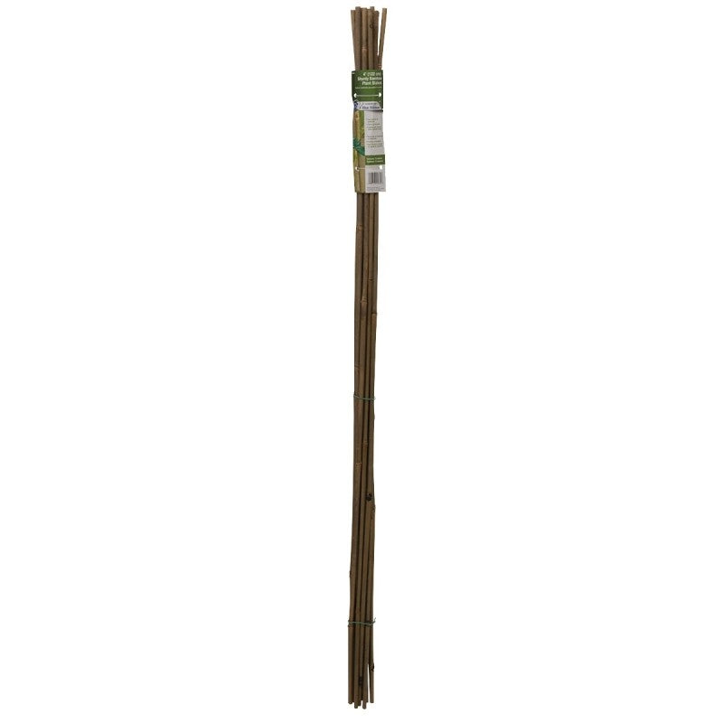 Gardener's Blue Ribbon BB4 Plant Stake, 4 ft L, Bamboo, Natural Bamboo