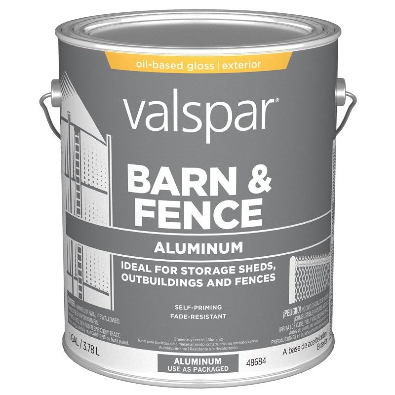Valspar 018.5031-90.007 Heavy-Duty Paint, Oil Base, 1 gal, Pail, 400 sq-ft/gal Coverage Area (Pack of 4)