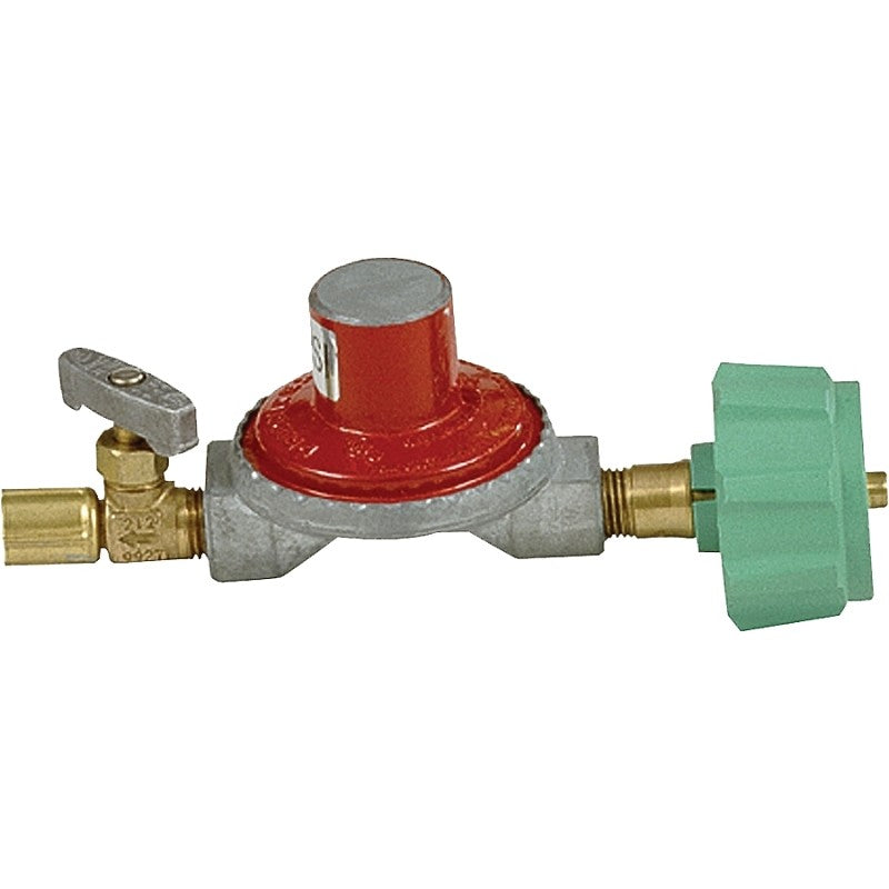 Bayou Classic 7000 Regulator and Control Valve, 1/4 in Connection, Brass, For: Fry Burners