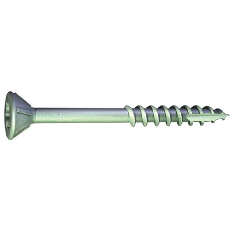 Grabber Construction G10350GB Deck Screw, #10 Thread, 3-1/2 in L, Coarse Thread, Flat Head, Star Drive, Gray