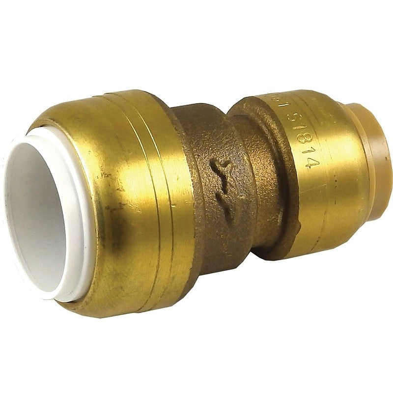SharkBite UIP4020A Transition Pipe Coupling, 1 in, Brass, SCH 40, SCH 80, SCH 180 Schedule, 200 psi Pressure