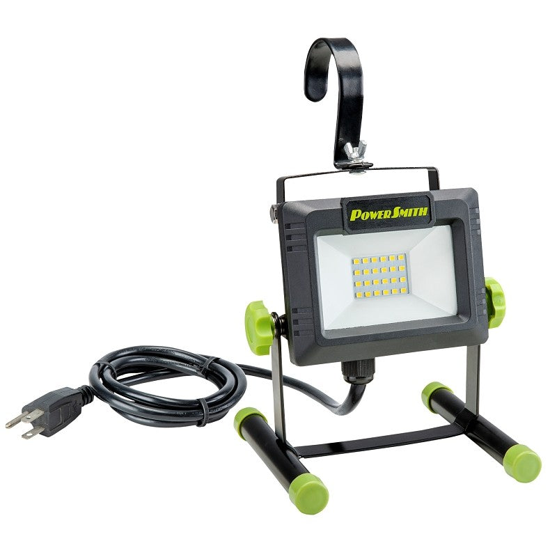 PowerSmith PWLS020H Work Light, 120 VAC, 20 W, LED Lamp, 2000 Lumens, 5000 K Color Temp