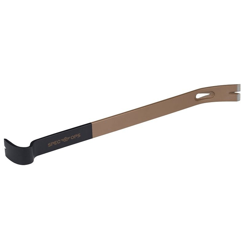 Spec Ops SPEC-D21BAR Flat Pry Bar, 21 in L, Precession Honed Tip, HCS, Black/Flat Dark Earth