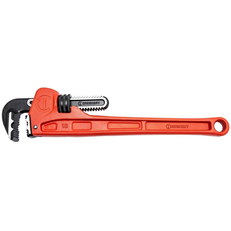 Crescent CIPW18 Pipe Wrench, 0 to 2-7/8 in Jaw, 18 in L, Cast Iron/Steel, Powder-Coated