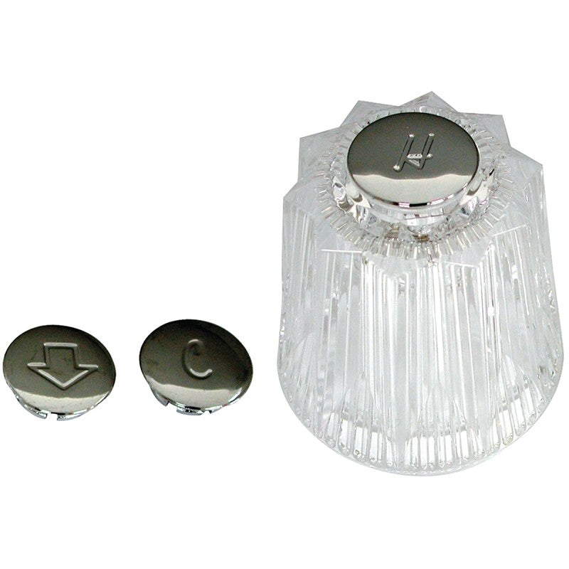 Danco 46464 Faucet Handle, Acrylic, For: Price Pfister Contessa/Windsor Single Handle Tub/Shower Faucets