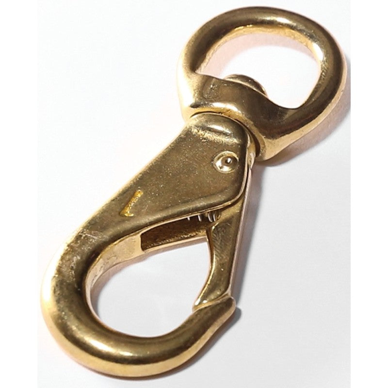 Baron 251BT-3 Quick Snap, 1/2 in Snap Opening, 4-9/16 in L Dimensions, 198 lb Working Load, Solid Bronze