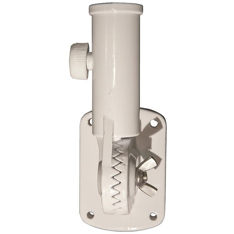 Valley Forge 60754 Flag Pole Bracket, Aluminum, White, Powder-Coated