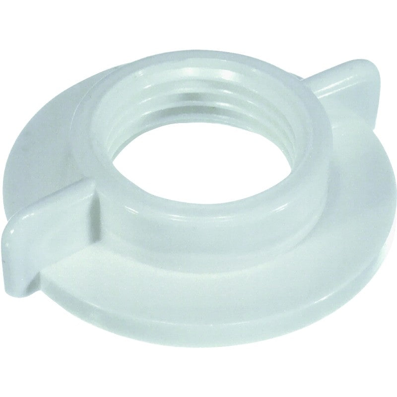 Danco 73113B Faucet Shank Locknut, Universal, Plastic, White, For: 1/2 in IPS Connections (Pack of 5)