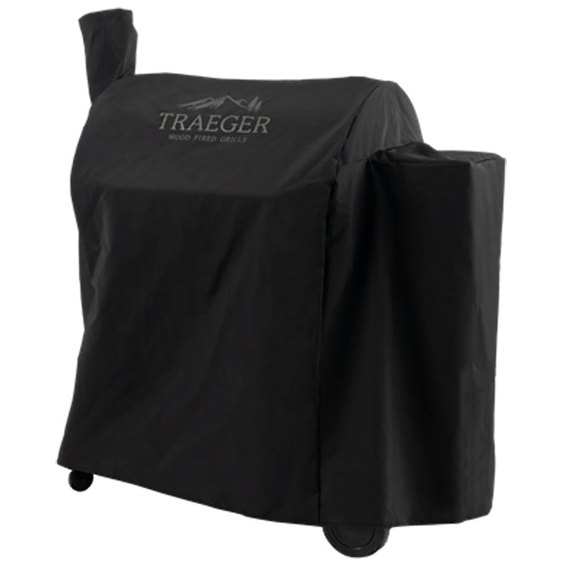 Traeger Pro 780 BAC504 Full-Length Grill Cover, 23-1/2 in W, 42-3/4 in D, 43-1/2 in H, Polyester, Black
