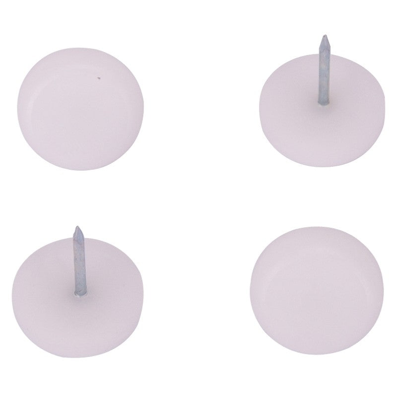 ProSource FE-S514-PS Furniture Glide, Plastic, White, White, 7/8 x 7/8 x 15/16 in Dimensions