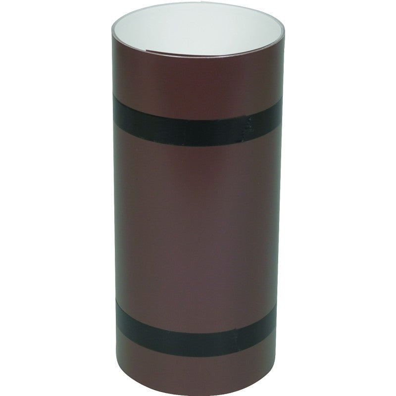 Amerimax 69410 Trim Coil, 10 ft L, 0.018 Gauge, Aluminum, Brown/White