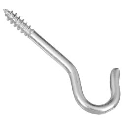 Ceiling Hook #10 2-1/16 Inch Zinc Plated Steel Bulk
