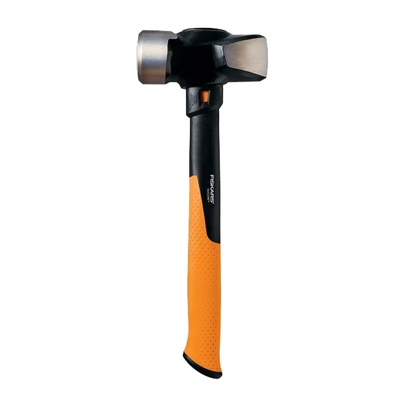 Fiskars IsoCore Series 750810-1001 Hammer, 4 lb Head, Sledge, Steel Head