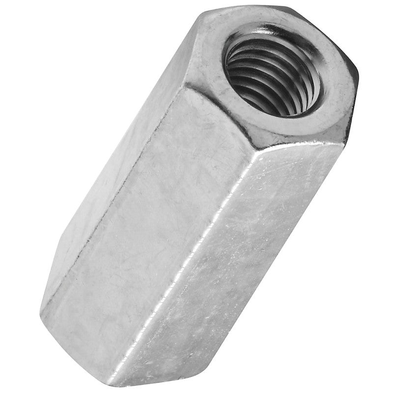 National Hardware 4003BC Series N182-683 Coupler, UNC Coarse Thread, 3/8-16 Thread, Steel, Zinc (Pack of 10)