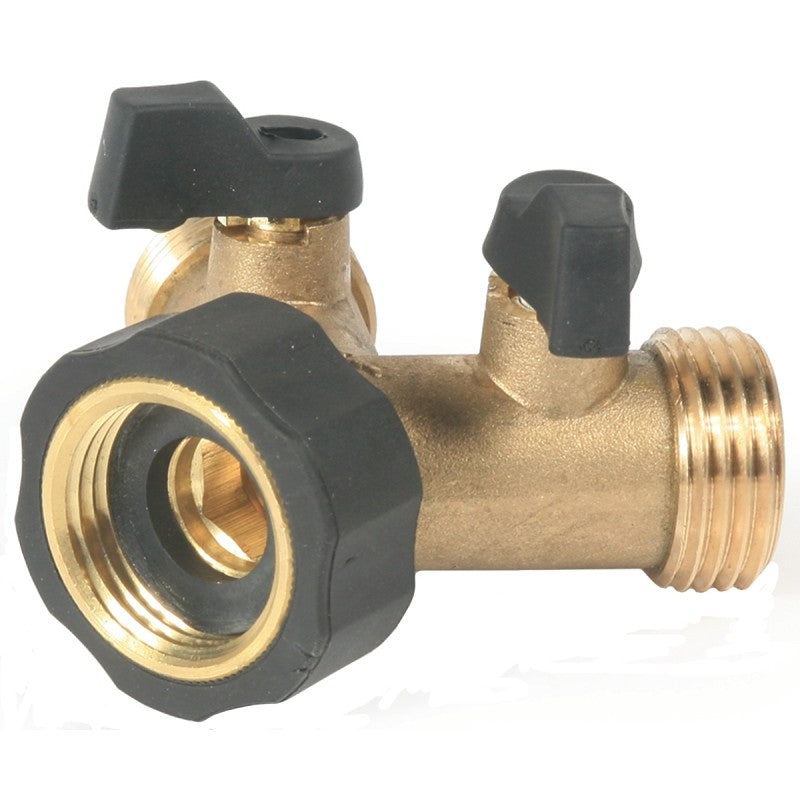 Camco USA 20123 Shut-Off Valve, Male x Female Thread, 60 psi Pressure, Brass
